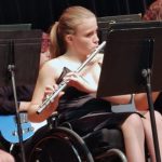 Madelyn Wilson plays in her school orchestra. (Photo courtesy Wilson family).