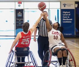 The No. 4 SAAS Junior Wildcats faced off against the No. 2 Adaptive Sports Ohio ASOC in the 2026 NWBA Junior National Championships — Junior NIT Division at West Monroe Sports Center, West Monroe, La. (Photo by Christopher Di Virgilio/SNS).