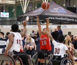 Wildcats' Adrina Castro takes a shot during the 2026 NWBA Junior National Championships — Junior NIT Division at West Monroe Sports Center, West Monroe, La. (Photo by Christopher Di Virgilio/SNS)