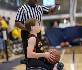 Atlanta puts the ball into play during the 2026 NWBA Junior National Championships — Junior Prep Division at West Monroe Sports Center, West Monroe, La. (Photo by Christopher Di Virgilio/SNS)