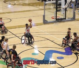 ATX's Michael Foka takes a free throw during the 2026 NWBA Junior National Championships — Junior Prep Division at West Monroe Sports Center, West Monroe, La. (Photo by Christopher Di Virgilio/SNS)