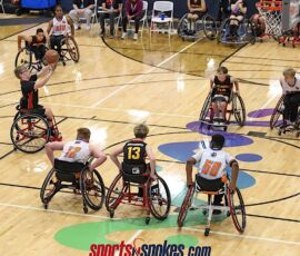 Atlanta steps to the line for a free throw during the 2026 NWBA Junior National Championships — Junior Prep Division at West Monroe Sports Center, West Monroe, La. (Photo by Christopher Di Virgilio/SNS)