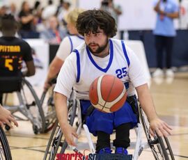 Dallas' Caden White moves the ball down court during the 2026 NWBA Junior National Championships — Varsity Division at West Monroe Sports Center, West Monroe, La. (Photo by Christopher Di Virgilio/SNS)