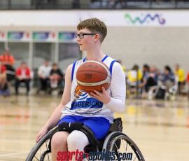Ethen Hansen looks to pass during the 2026 NWBA Junior National Championships — Varsity Division at West Monroe Sports Center, West Monroe, La. (Photo by Christopher Di Virgilio/SNS)