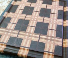 Pat Russo cutting board design. (Photo courtesy of Pat Russo).