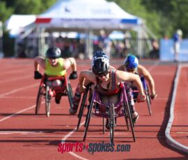 Womens 1500m race