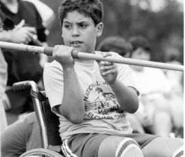 1st annual, Henry Moore School team, javelin, JNWG, junior, Louis Sanchez, NJWG. (Photo by Nancy Crase). Henry Moore